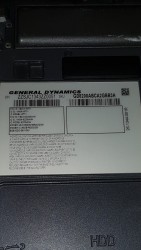  battery replacement for an Ex proof laptop model General Dynamics GD8200