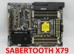 ASUS SABERTOOTH X79 LGA2011 motherboard overclocking four channels