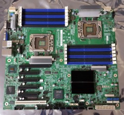 Desktop Motherboard for intel S5520HC Dual X5650 1366 to open two-way server board rendering Board mainboard
