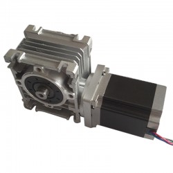 57HS7630A4RV30 NMRV030 worm gearbox speed reduction geared NEMA23 57HS stepper motor CNC kit with single output shaft 14mm