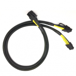 for HP DL580/DL585/DL980 G7 Power Cable Kit 631660-B21 10Pin Male to PCI-E Graphics Video Display Card 8Pin + 6Pin Male Power Supply Cable For  Server DL580 / DL585 / DL980