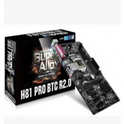 ASRock H81 Pro BTC R2.0 Original Used Desktop Motherboard H81 LGA 1150 i3 i5 i7 DDR3 16G SATA3 USB3.0 6PCI-E