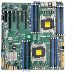 Supermicro X10DRI  Dual CPU C612 Socket R LGA 2011-3 DDR4 ECC E5-2600 V3 V4 Server motherboard system mainboard