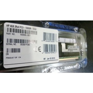 HP 4GB (1x4GB) Dual Rank x4 PC3-10600 Memory DIMM (500658-B21)