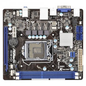 ASRock H61M-VG3 LGA1155/ Intel H61/ DDR3/ A&GbE/ MicroATX Motherboard