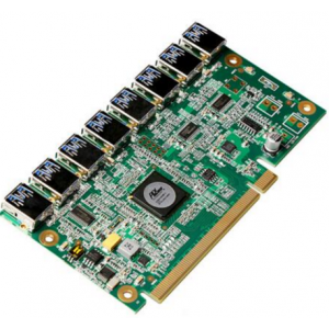  PCI Express 1 to 8 Mining Riser Card PCI-E x16 Data Graphics SATA to 8Pin Adapter Card 